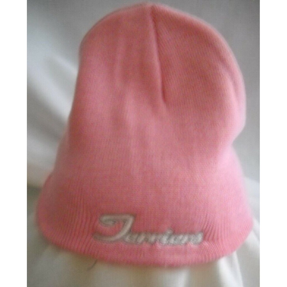 NCAA BOSTON UNIVERSITY Hat Cap Beanie Pink  Ladies Knit Licensed TERRIERS